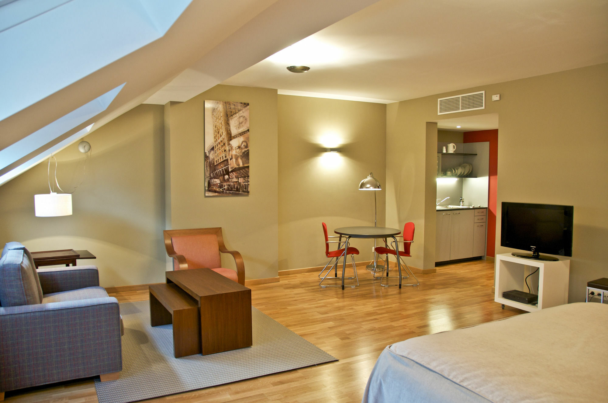 Mas Aparthotel Eu Bruxelas Quarto foto
